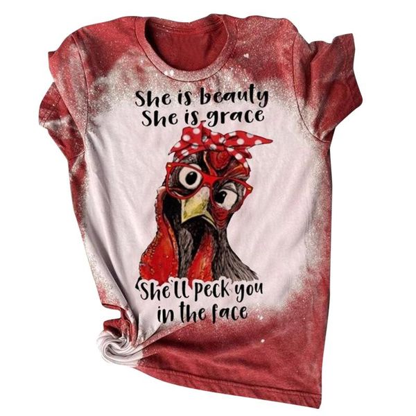 

women's blouses & shirts women short sleeve tie-dye printed tee t-shirt blouse mujer plus size shirt femme streetwear o-neck ropa de, White