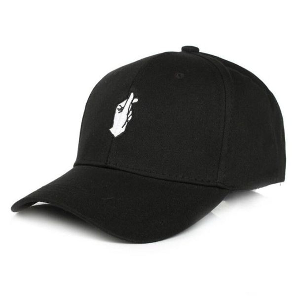 

cycling caps & masks men's and women's adjustable brim cotton cap pink design love gesture bounce back baseball neutral peaked, Black