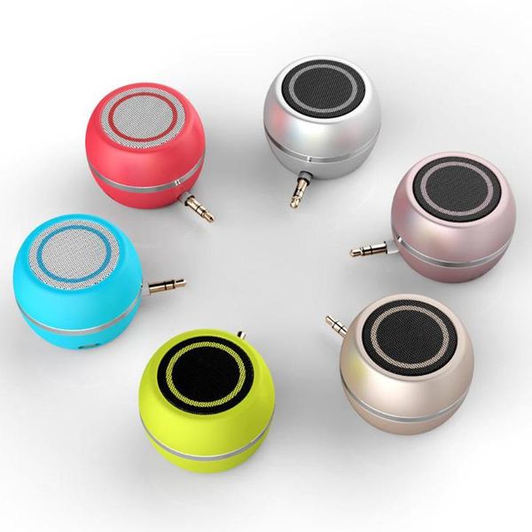 

portable speakers mini speaker 3w 3.5mm aux jack music audio player for phone notebook tablet fashion ultra small fuselage