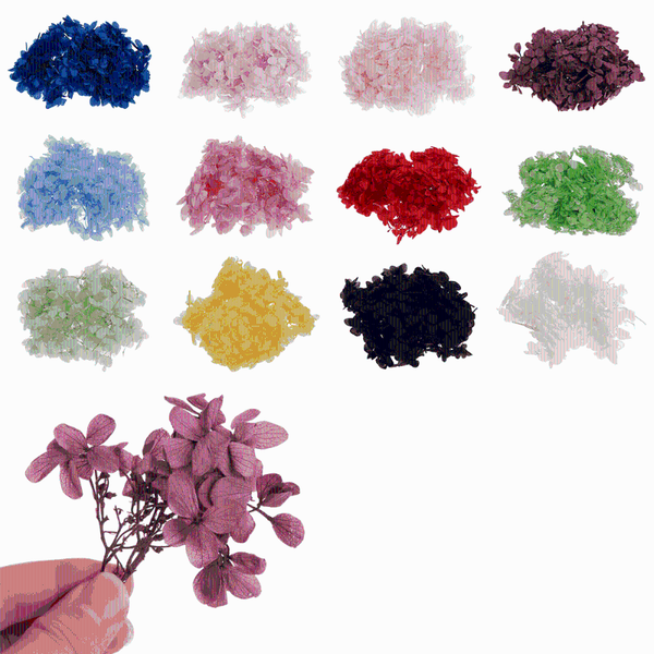 

1bag artificial flower hydrangea real touch flowers material deskdecor wedding supplies vivid diy crafts home decorative & wreaths