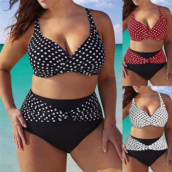 

bras sets 2021 fashion women siamese set push-up stripe beachwear bathing suit beach wear retro shoulder bandage underwear a23#, Red;black