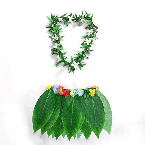

decorative flowers & wreaths arrival hawaiian wreath plant grass skirt tropical artificial leaf flower hula with lei