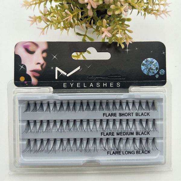 

individual false fake eyelashes cluster eye lashes extension kit 10mm 14mm my1579
