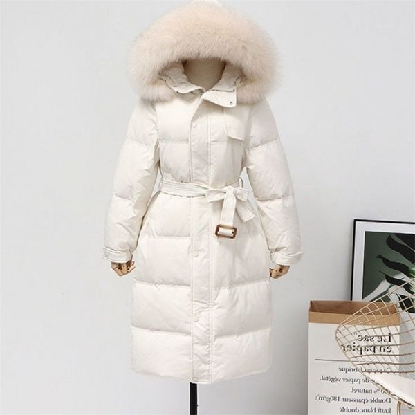 

autumn winter faux fur coat women long jacket parkas hooded warm woman coats solid women parkas cotton coat 211221, Black