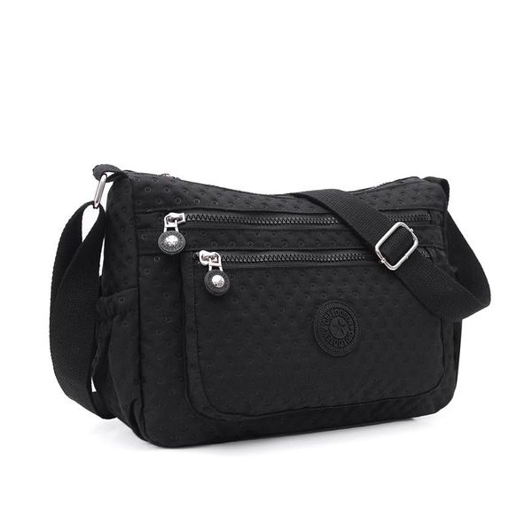 

evening bags rural style women shoulder bag nylon crossbody soft purse wave point messenger designer flap lady handbag