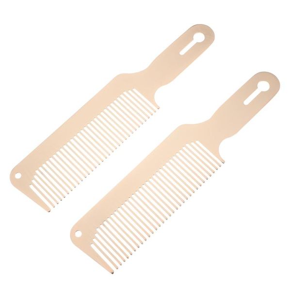 

hair brushes 2pcs barber salon comb long smoothing hairdressing, Silver