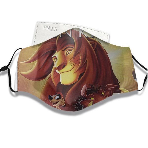 

masks cartoon cartoon lion children's cotton parent child water wash breathable