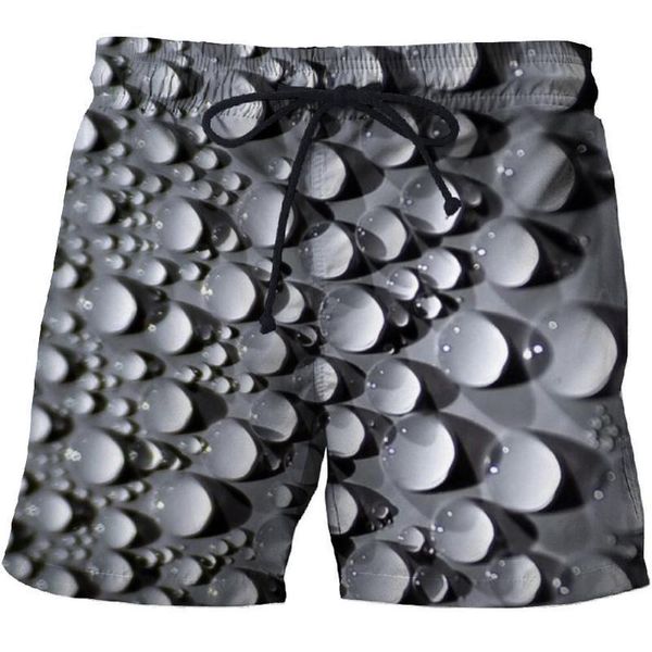 

summer beer 3d beach shorts mmen's resort anime quickly dry brand water drops streetwear sports pants men's, White;black