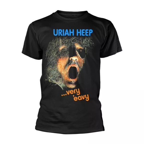 

Uriah heep very eavy licensed men t-shirt, White;black