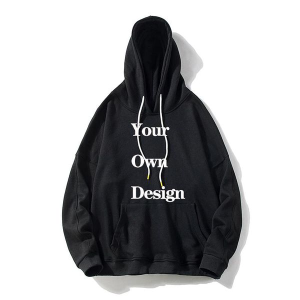 

women's hoodies & sweatshirts stay true arrival men&women fashion printing hoodie custom made drop ship, Black