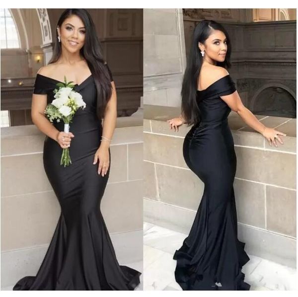 

mermaid long bridesmaid evening dresses plus size off shoulder floor length garden maid of honor party guest gown, White;pink