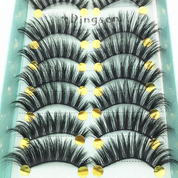 

false eyelashes 5/8/10pairs 3d mink makeup natural long dramatic lashes extension handmade fake eyelash maquiagem