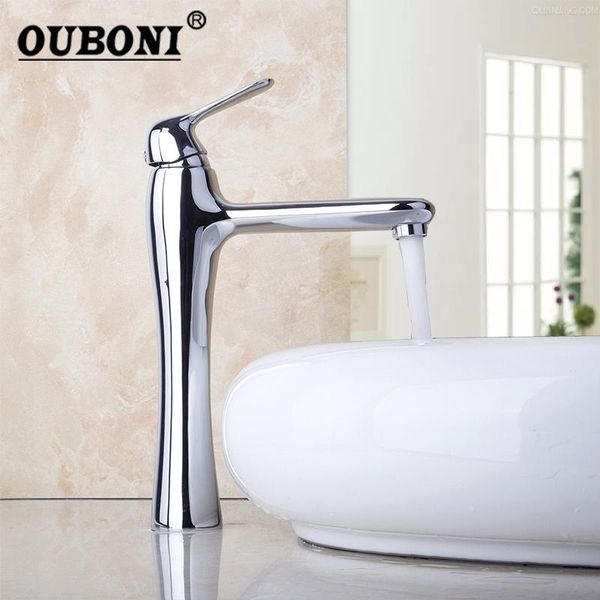 

bathroom sink faucets basin sinks faucet high water taps deck mounted chrome finished & single lever solid brass vanity
