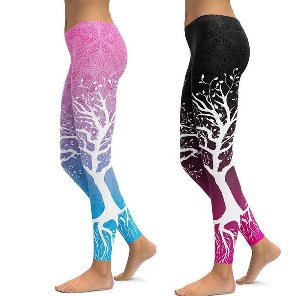 

yoga outfit fashion leggings casual highly elastic colorful leg warmer fit most sizes leggins pants trousers women's