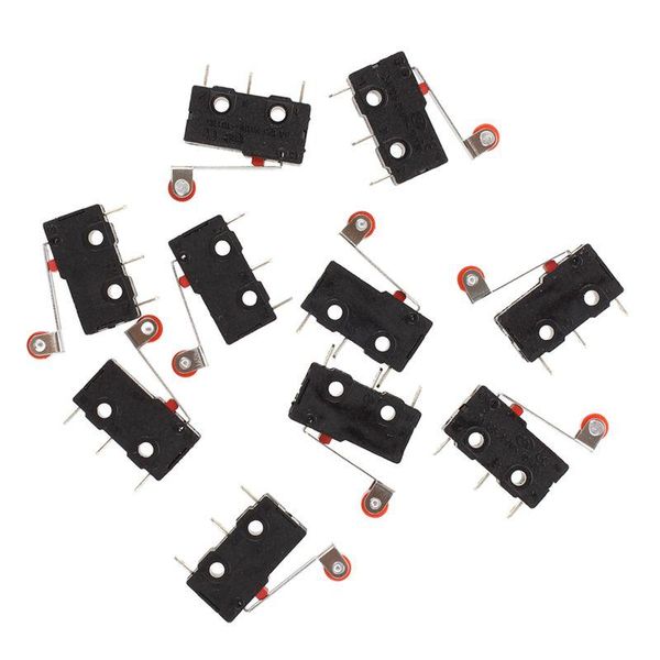 

smart home control 10 pcs mini micro limit switch roller lever arm spdt snap action lot