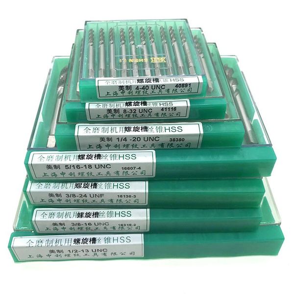 

american-made screw taps american standard spiral tap hand tools