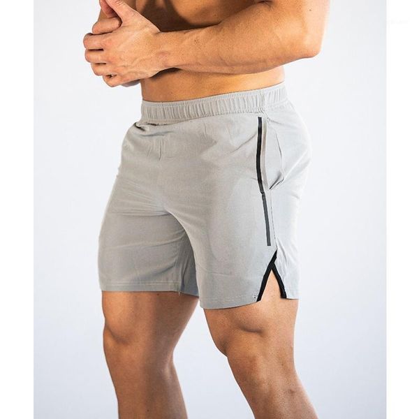 

men's shorts men gym training workout sport casual clothing fitness running summer beachwear man short streetwear, White;black