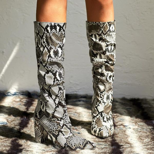 

boots woman snakes sharp chalaza, Black