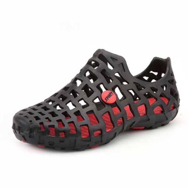 

sandals 2021 men summer flip flops slippers women outdoor beach casual shoes male water sandalia masculi, Black