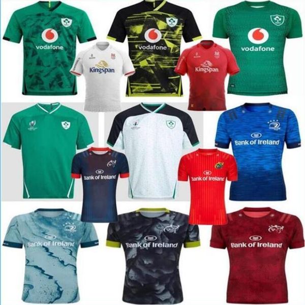 

21 19 20 rugby jerseys irish irfu munster city league leinster alternate jersey 2021 ulster irishman shirts, Black