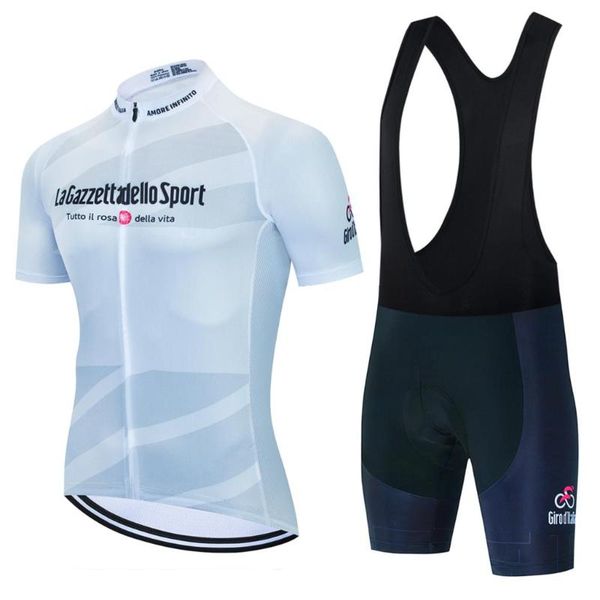 

racing sets 2021 men cycling jersey summer breathable anti-uv white shirt mtb road bike bib shorts team sport bicycle clothes set, Black;blue
