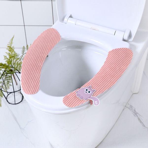 

mzYl general seat stickers household cover portable plush belt waterproof toilet ring cushion cushion toilet cover