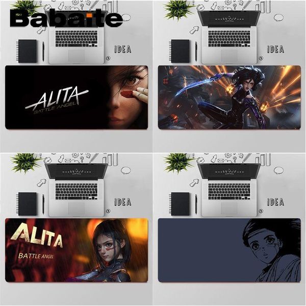 

mouse pads & wrist rests babaite alita battle angel locking edge pad game large keyboards mat