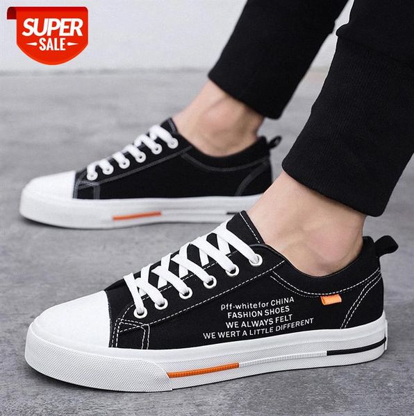 

men's shoes korean style canvas all-match board casual breathable cloth #de4p