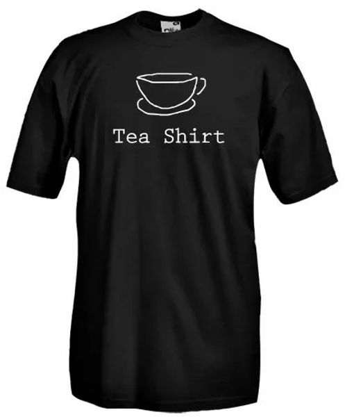 

shirt b32 ironic t-shirt, to lovers tea - the, White;black