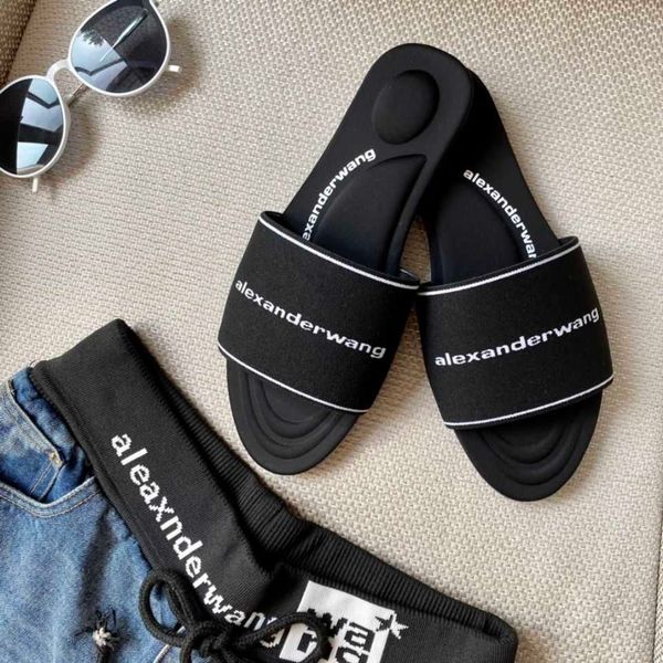 

aw alexander king elastic flat slippers for women iwqu zmm, Black
