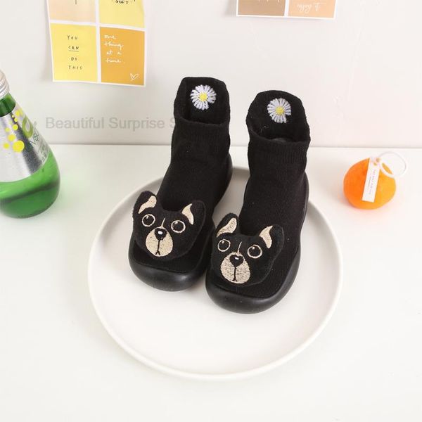 

first walkers baby toddler shoes non-slip three-dimensional dog thickening sock floor foot socks animal style