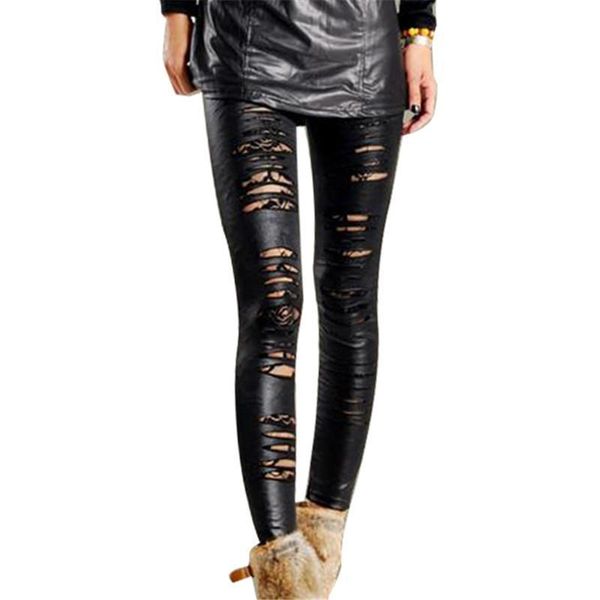 

pants fashion hollow lace womens leggings double layer stripe black pantalon femme