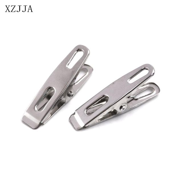 

clothing & wardrobe storage xzjja 10-50pcs stainless steel laundry clips outdoor towel clamps bedsheet clothes pegs windproof socks small me