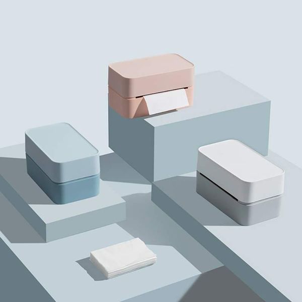 

tissue boxes & napkins household simple box mordern style multifunctional drawer paper case towel storage