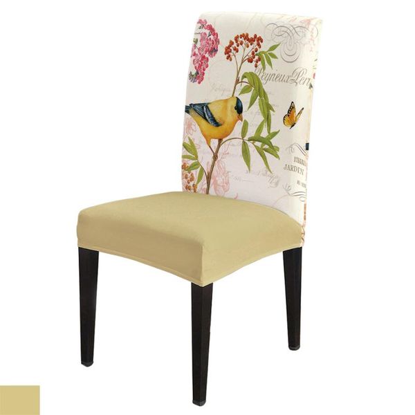 

chair covers oriole butterfly flowers leaves cover for dining room table chairs kitchen tablecloth home decor