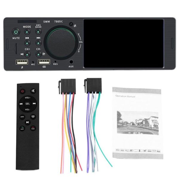 

car video touch screen version 4 inch high-definition dual usb mp5 player wireless hands-reversing card drive
