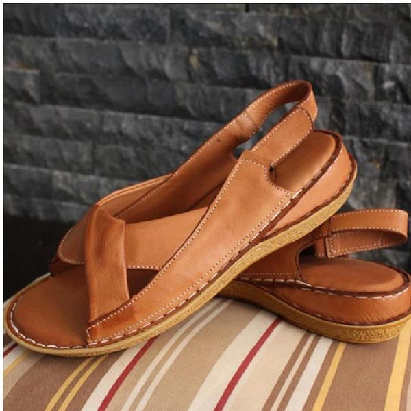

women's summer sandals gladiator casual platform shoes and buckle soft bottom beach, Black