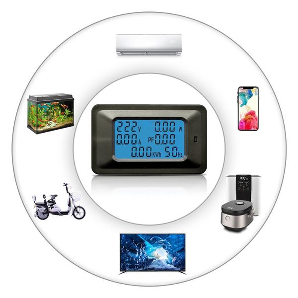 

voltage meters 100a digital meter energy lcd 5kw power factor frequency voltmeter ammeter