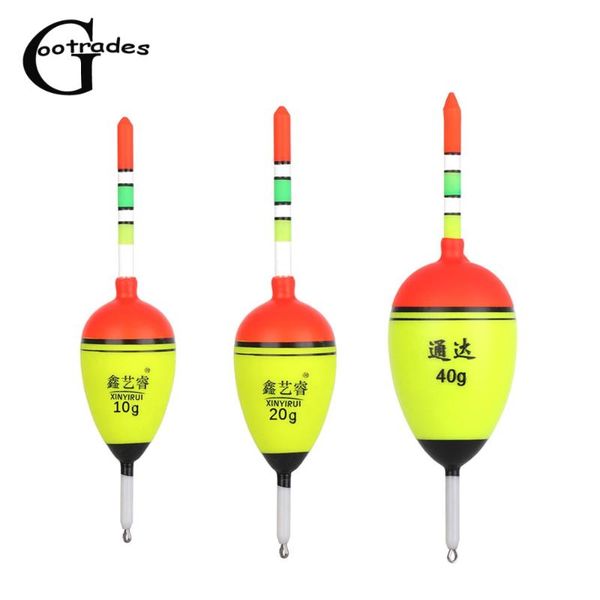 

2pcs eva luminous float fishing floats plastic 6g-80g night glowing accessories