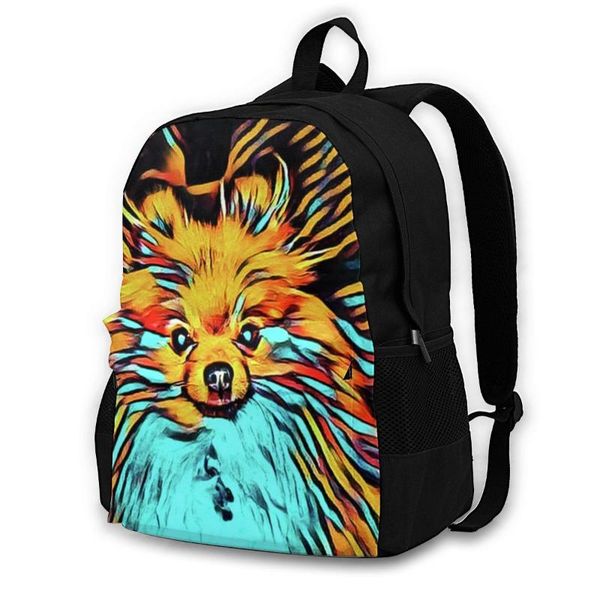 

backpack pomeranian backpacks breathable elegant polyester daily teenage bags