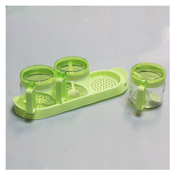 

storage bottles & jars rschef kitchen supplies glass seasoning box home bottle combination cruet set