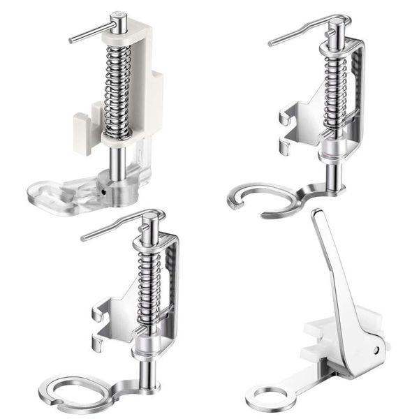 

sewing notions & tools 1pc rolled hem quilting foot large metal darning machine presser for low shank embroidery tool, Black