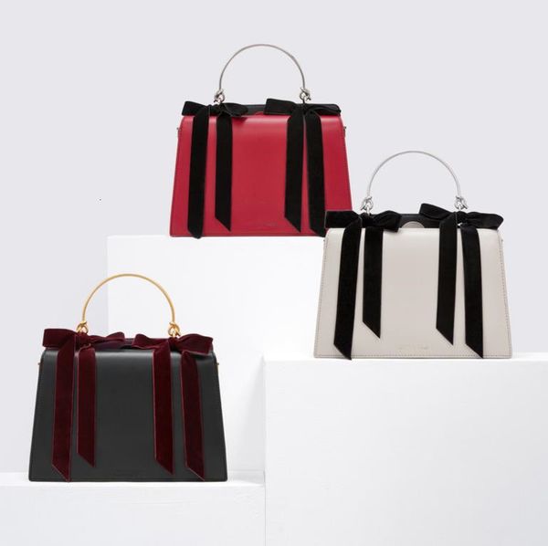 

bowknot women's shoulder 50270336-1 metal handle dinner bag