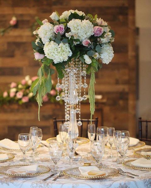 

party decoration 72 cm tall crystal wedding flower stand table centerpiece event