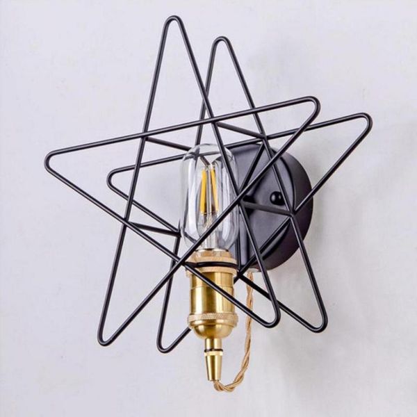 

wall lamps simple creative bedroom bedside modern restaurant corridor heart light golden indoor lighting