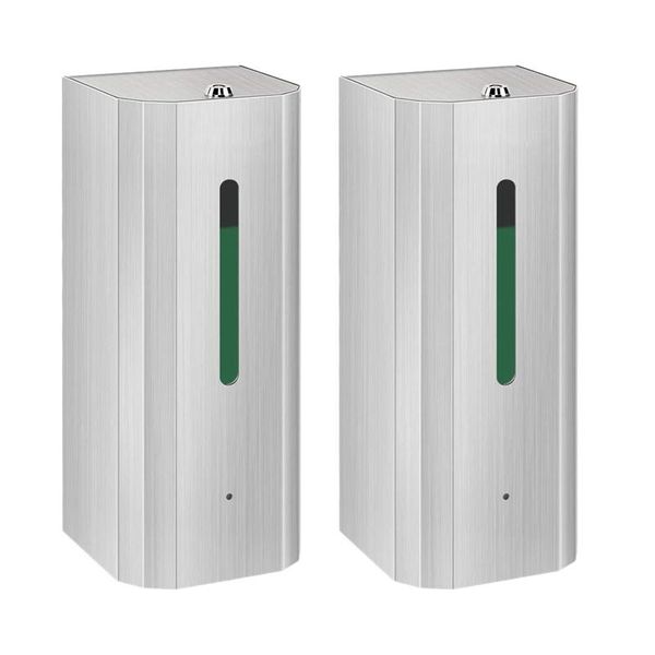 

sv-soap dispenser 1000ml,automatic sensor stainless steel touchless wall mount hand sanitizers liquid soap
