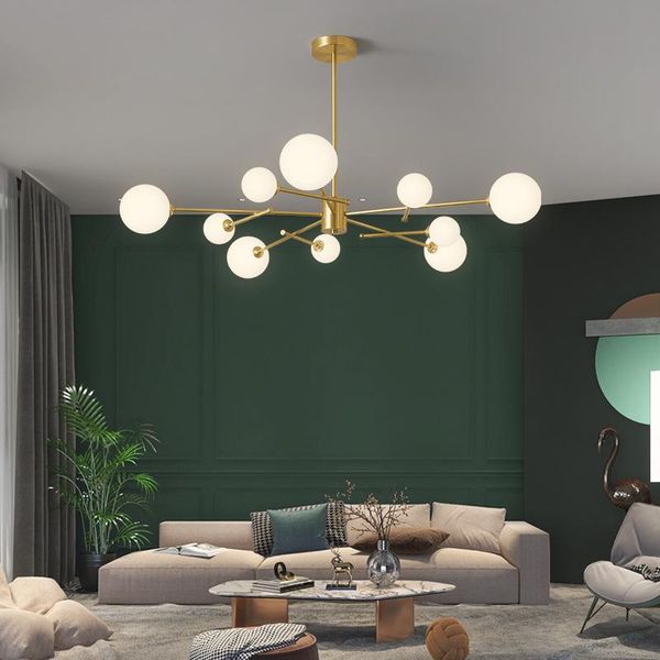 

pendant lamps nordic modern led glass ball lamp kitchen dining bar lighting light bedroom hanging room