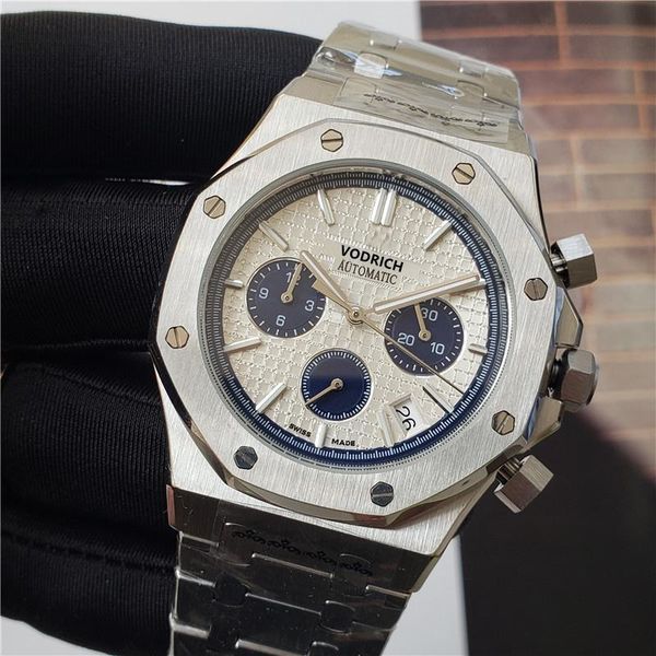 

wristwatches 1:1 limited edition men's automatic mechanical watch classic silver stainless steel men watches gifts, Slivery;brown