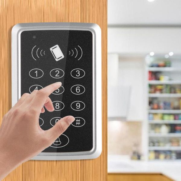 

card password door entry access control machine system with 5 rfid cards fingerprint