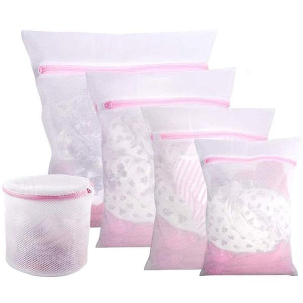 

5x laundry washing net bag bags